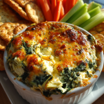 spinach artichoke dip: creamy and deliciously cheesy goodness