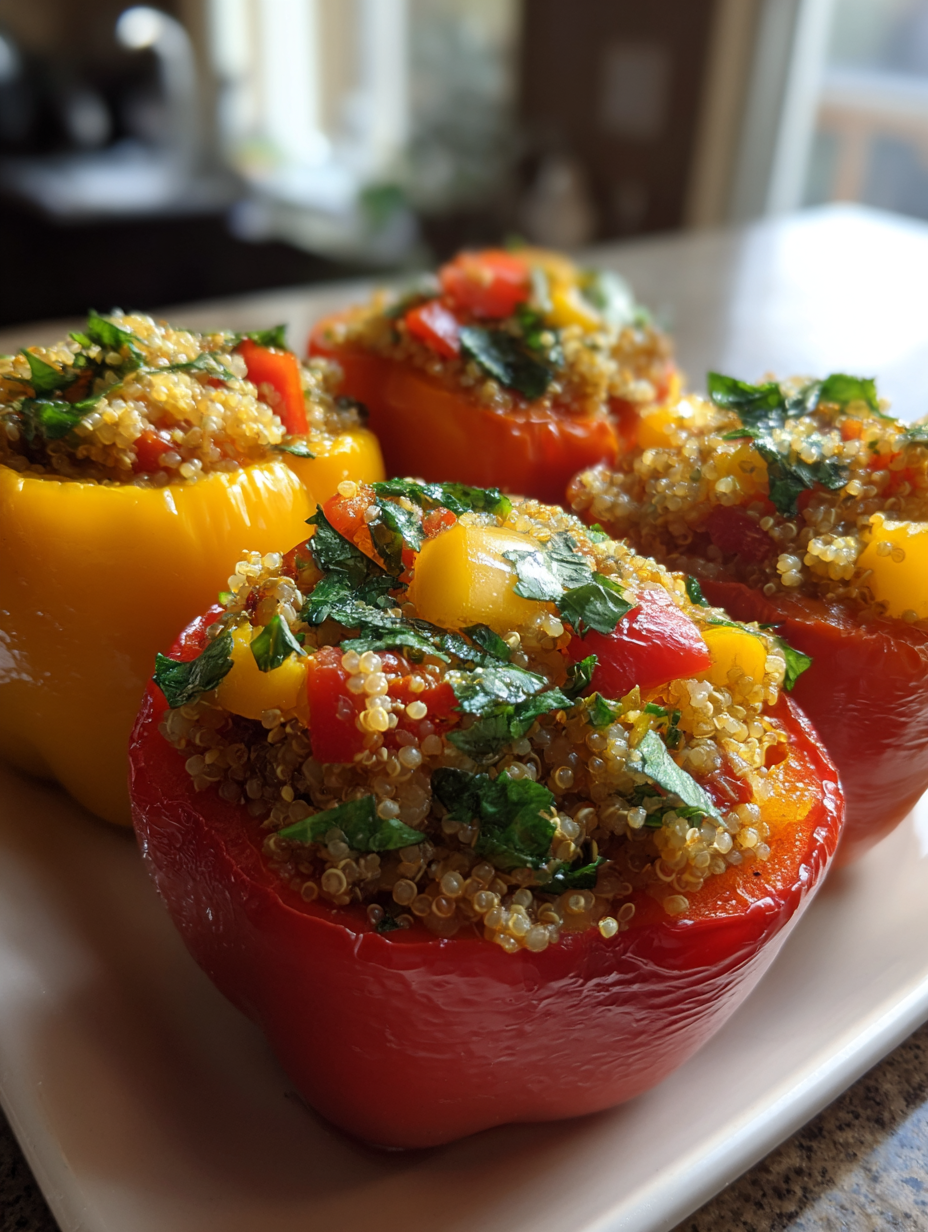 Stuffed Bell Peppers with Quinoa: Delicious and Healthy Delight