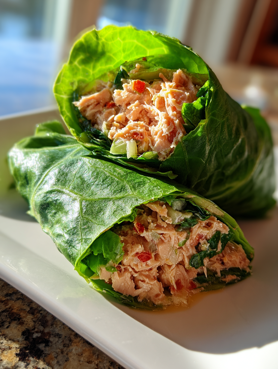 Tuna Salad Wrap with Lettuce: A Delicious and Healthy Lunch Option