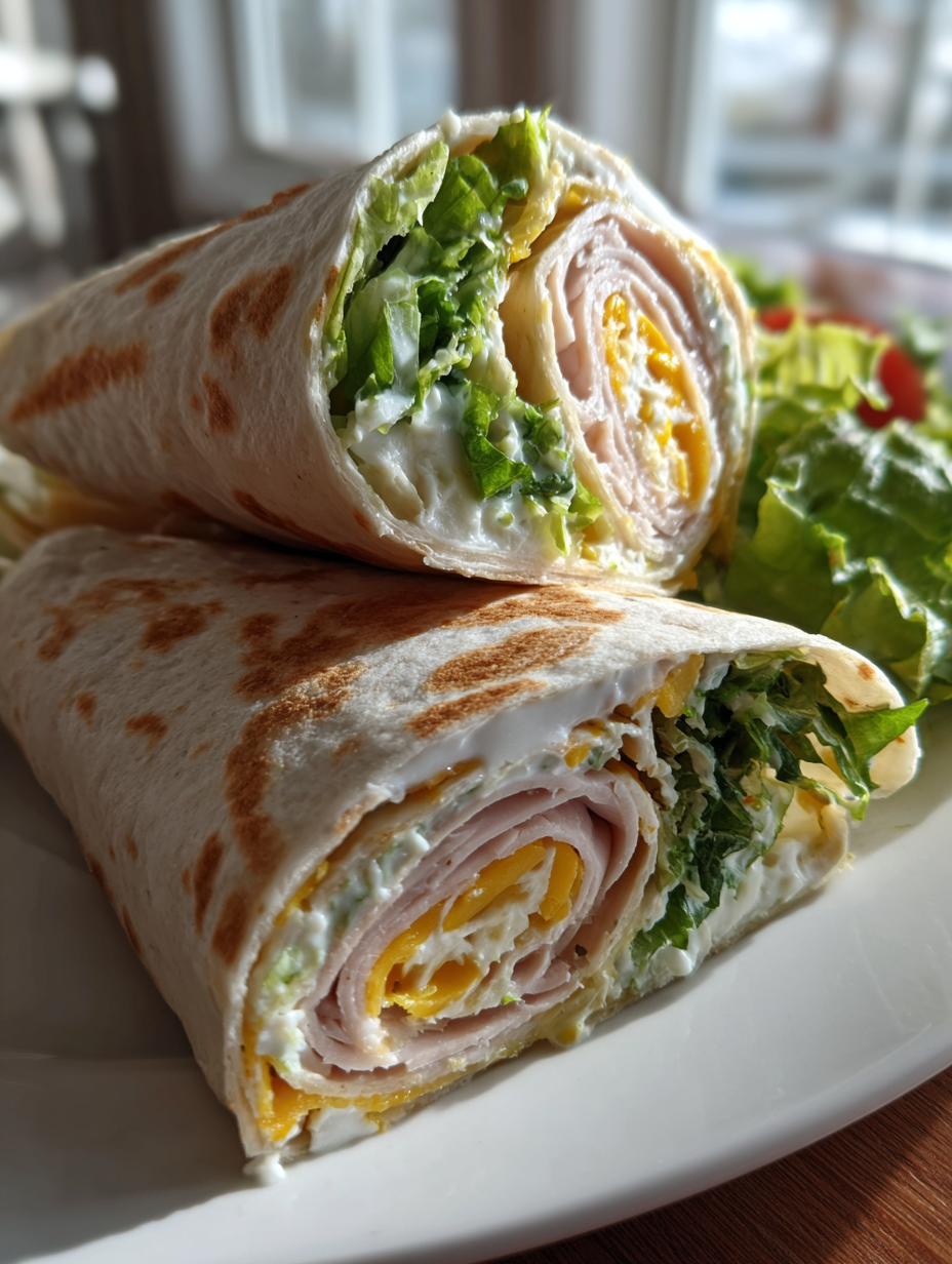 turkey and cheese pinwheel sandwiches: a quick and easy snack