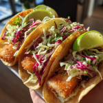 Air Fryer Fish Tacos with Cabbage Slaw: Crispy and Delicious Treats