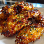 Air Fryer Crispy Garlic Parmesan Chicken Wings: The Ultimate Crunch