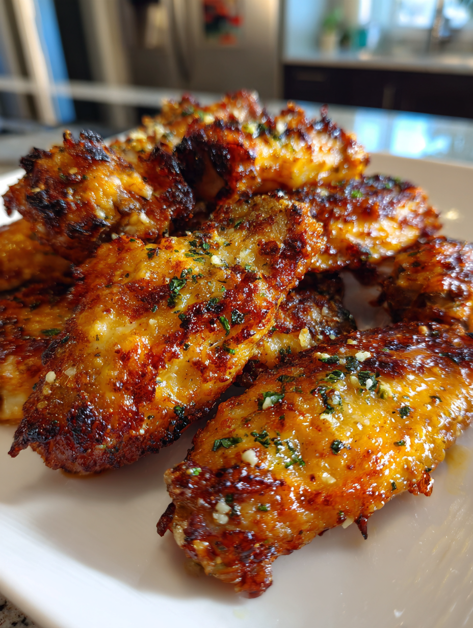 Air Fryer Crispy Garlic Parmesan Chicken Wings: The Ultimate Crunch
