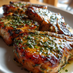 Air Fryer Pork Chops with Herb Butter: Deliciously Juicy and Flavorful