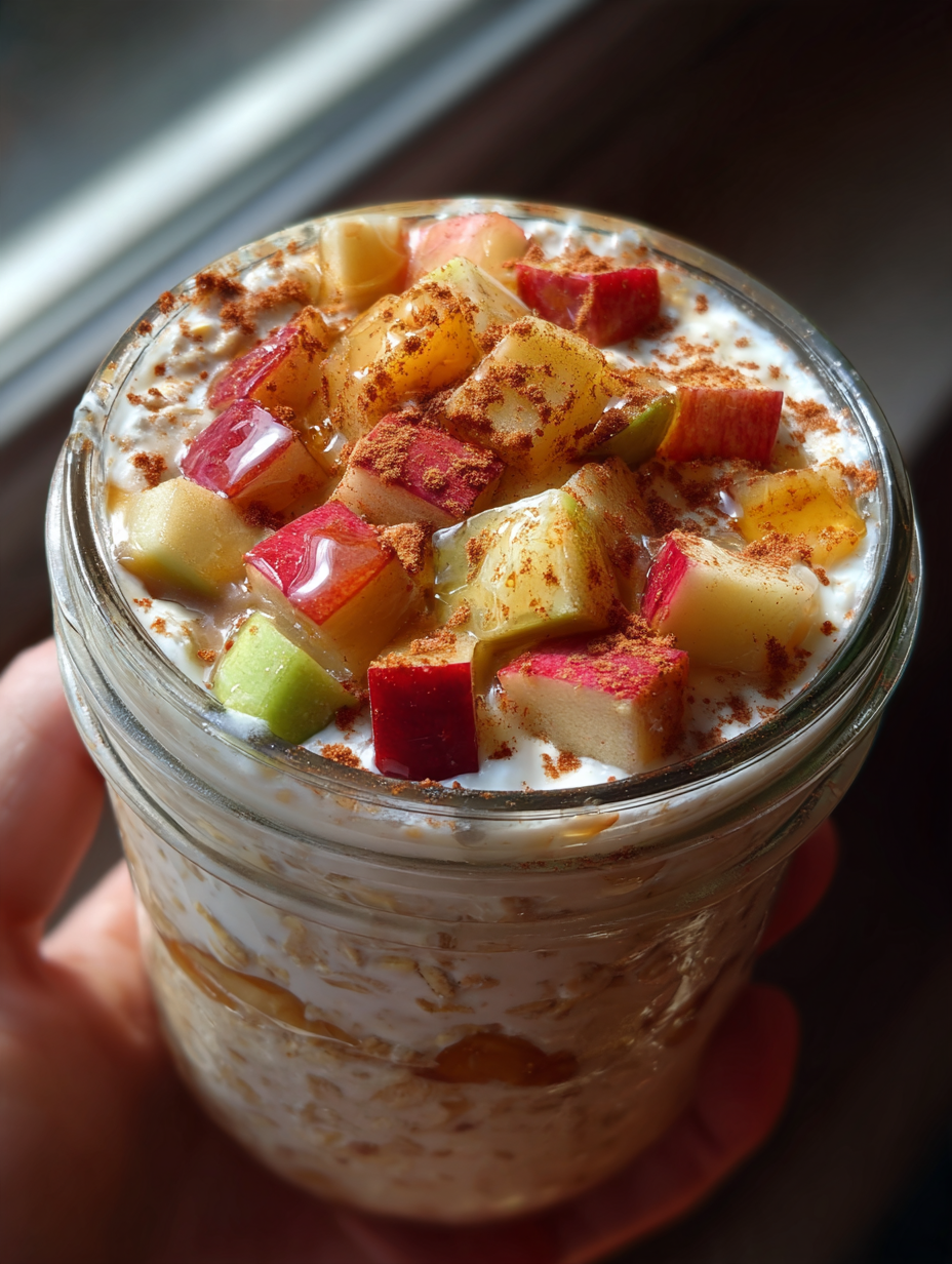 Apple Cinnamon Overnight Oats: A Deliciously Easy Breakfast Option