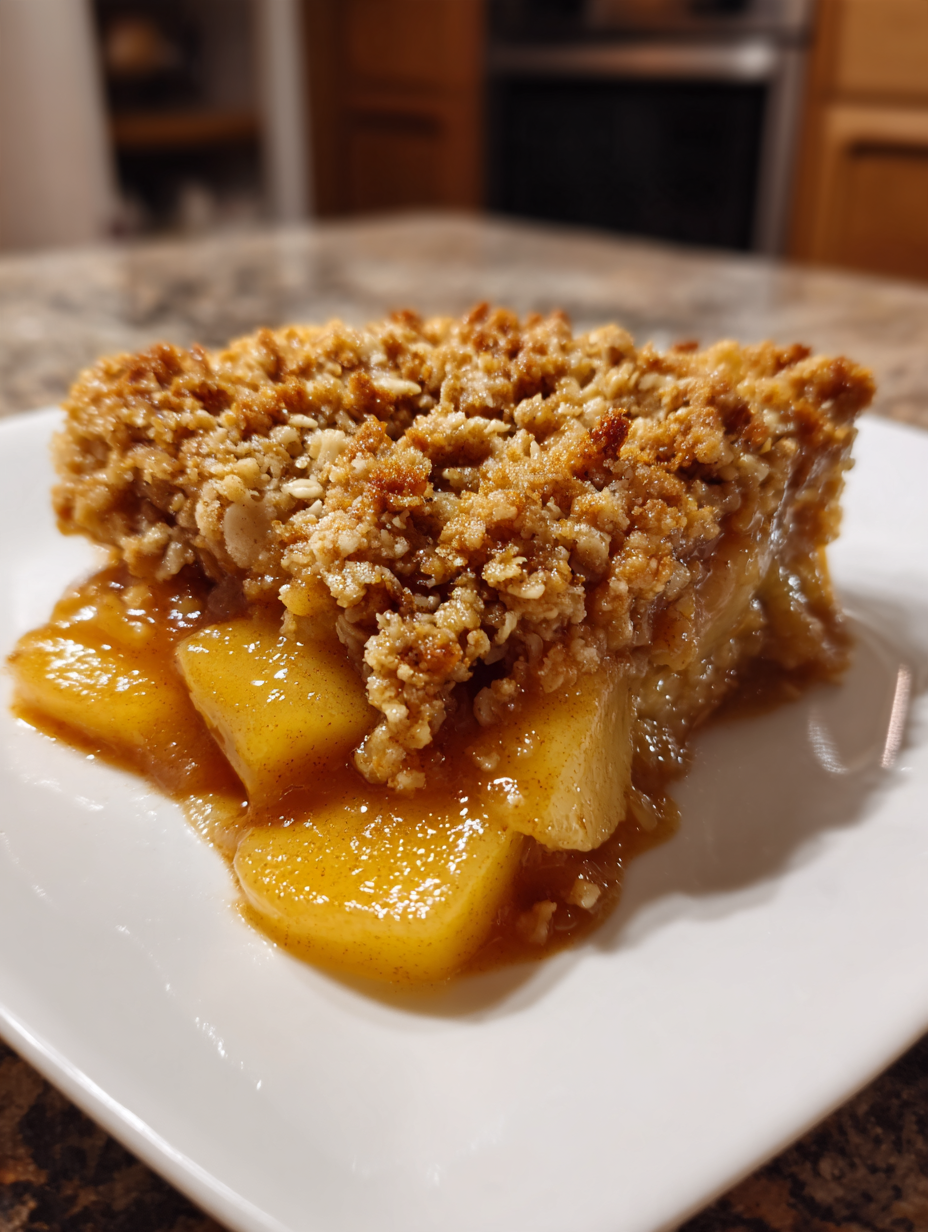 Cinnamon Apple Crisp with Oat Topping: Deliciously Warm and Spiced