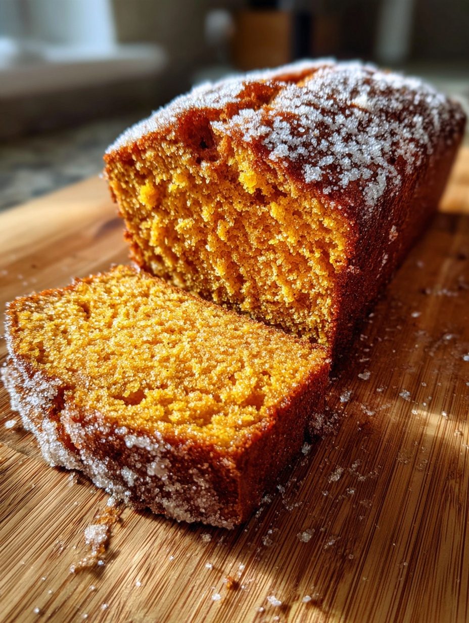 Cinnamon Sugar Pumpkin Bread Recipe: The Perfect Fall Treat