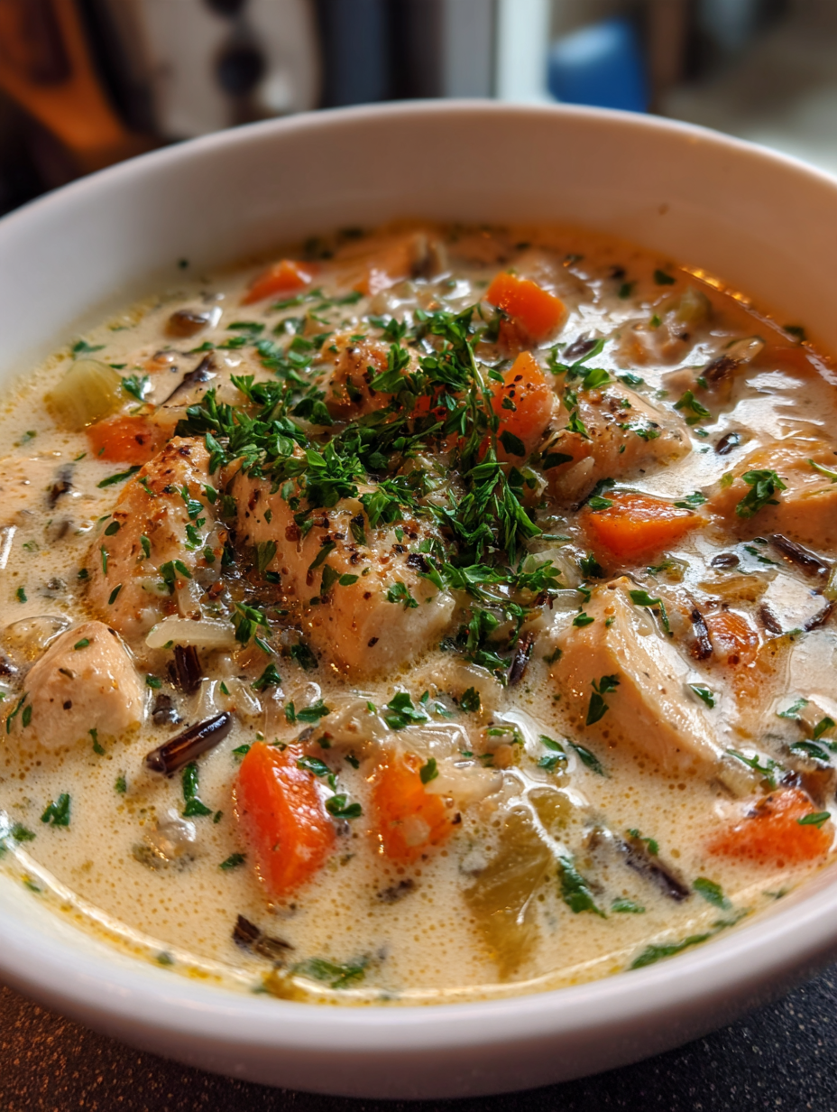 Creamy Chicken and Wild Rice Soup: A Deliciously Cozy Delight