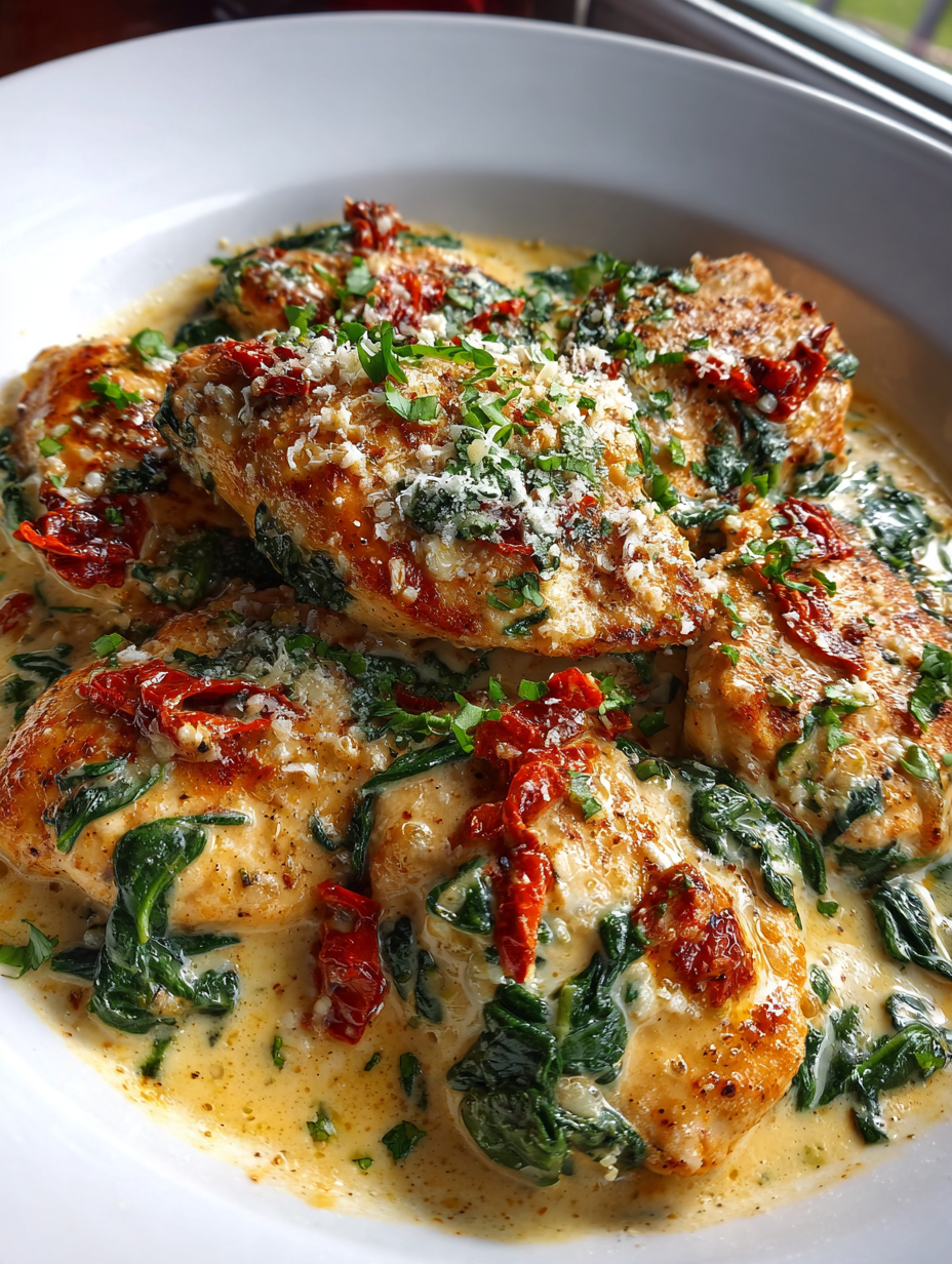 Creamy Tuscan Chicken Skillet Recipe: Deliciously Rich and Easy