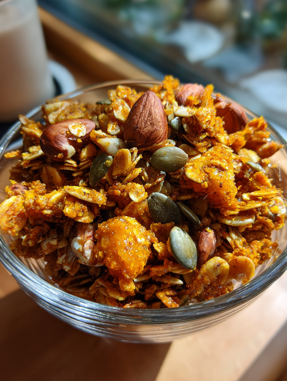 Homemade Pumpkin Spice Granola: Deliciously Crunchy Fall Treat