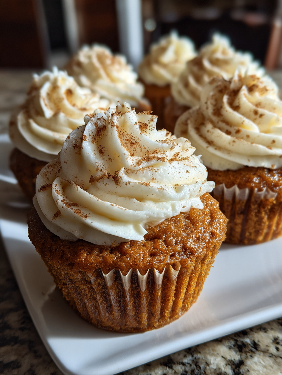 Pumpkin Spice Cupcakes with Cream Cheese Frosting: Deliciously Easy Treats